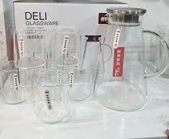 Deli 6-Piece Borosilicate Glass Drinkware Set (4957) KitchenPro