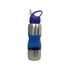 Water bottle half metal 500ml