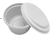 On the Go 500ML Bowl for Soup and Takeaways 50pcs  | Biodegradable (OTG008-BOWL500ML)