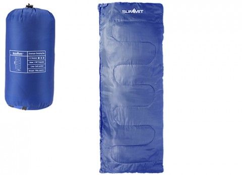 Summit Trekker Envelope Sleeping Bag Blue Colour