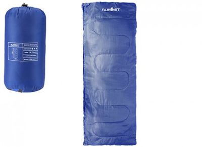 Summit Trekker Envelope Sleeping Bag Blue Colour
