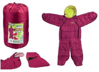 Summit Kids Onesie Sleeping Bag Red