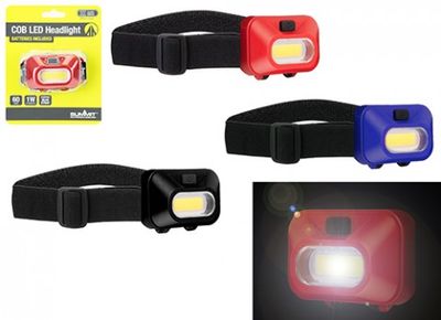 Summit COB Headlight 3 assorted Colours