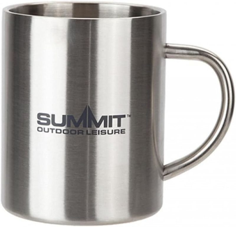 Summit Camping 450ml Stainless Steel Mug (SUM10043)