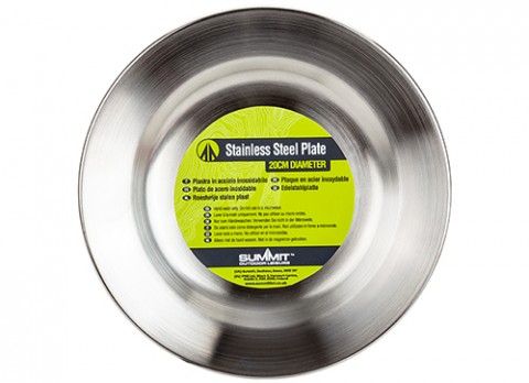 Summit 24cm Stainless Steel Plate /Bowl for outdoor  (SUM10050)