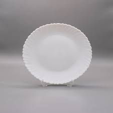 KitchenPro White Ceramic Dinner Plates - 10&quot; - Set of 6 (18023)
