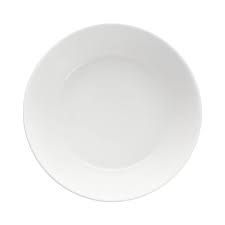 KitchenPro White Ceramic Dinner Plates - 8.5&quot; - Set of 6 (18025)