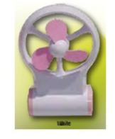 Portable Mini USB Fan - White USB-FAN-WE