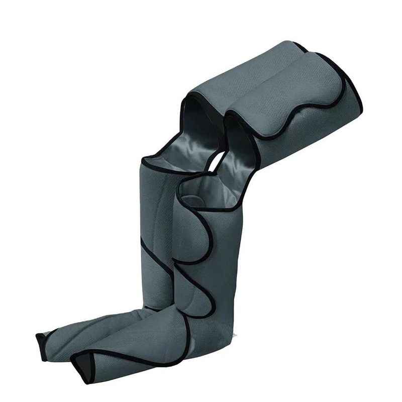 ST501B Compression/Pressure Leg Massager for Foot, Arm &amp; Calf with Handheld Controller GREY WITH HANDHELD REMOTE CONTROLLER AND HEAT (full size)