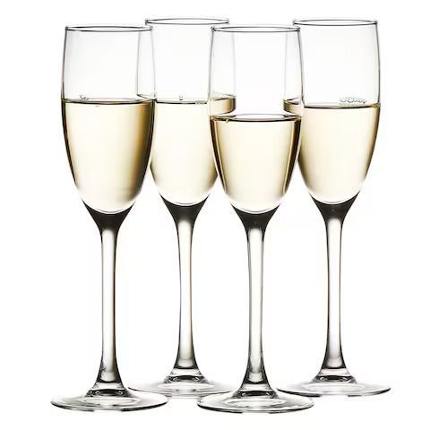 Nadir Flute Glass 190ml Tall #7863 per 6pcs Bulk champagne glass