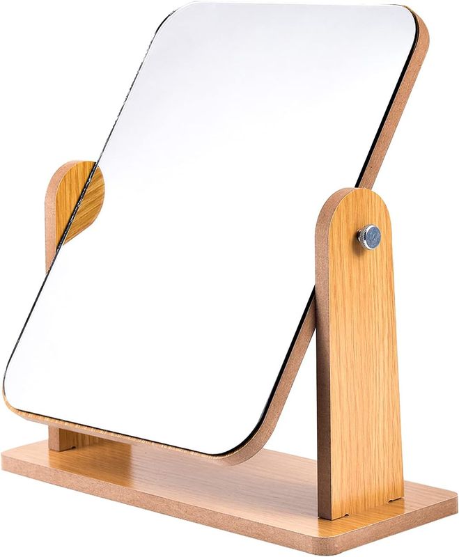 Vanity mirror 18x24cm Make up mirror-rotates 360