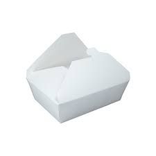 Styro Disposable Food Containers - 1000ML, White, 100 Pack