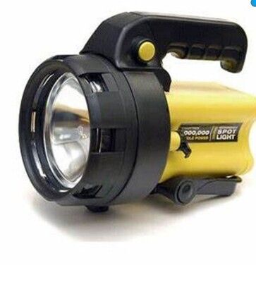 DC107 LED Rechargeable Torch - 2M Candle Power, Waterproof with LED