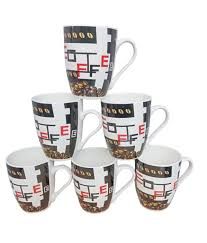 Kitchenpro 6 Pieces Set Of Tea Coffee Cups (5902)