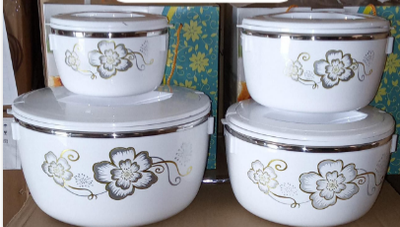 Stainless Steel Casserole Set, 4-Piece 1000-6000ml (1845) KitchenPro
