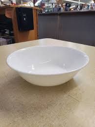 Kitchenpro Glass Serving Bowl | 9 Inch, White, Durable (18018)