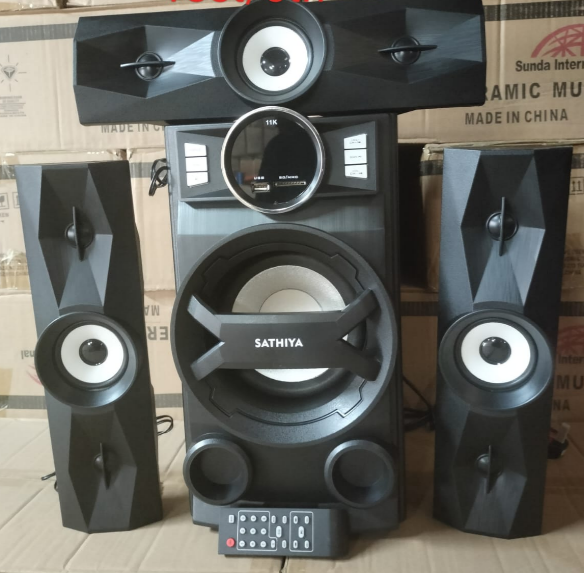 Sathiya  Bluetooth 3.1 Multimedia Powerful Speaker System (0016)