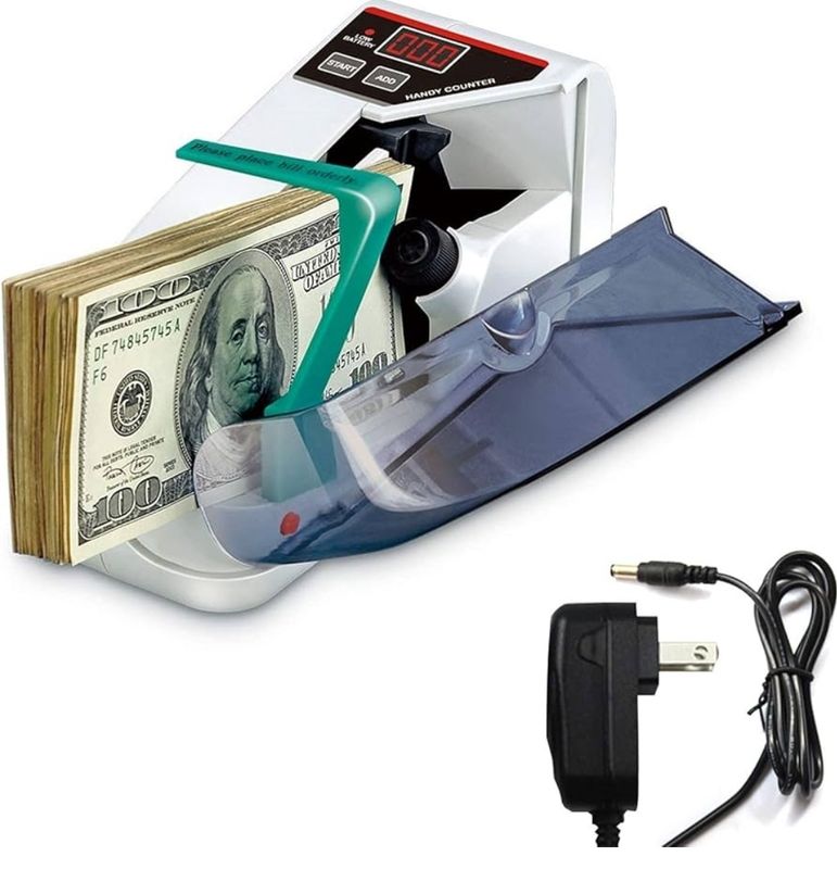 V10 Compact Bill Counter with UV Detection - Fast, Accurate, and Secure