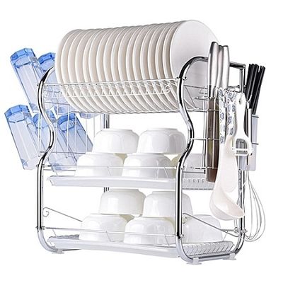 KitchenPro Stainless steel dish rack 3 layers (1850)