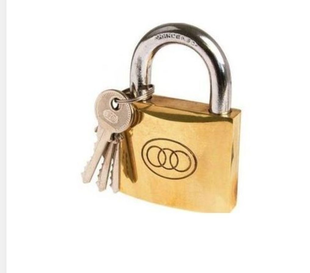 Tri Circle 3 Keys Padlock 262