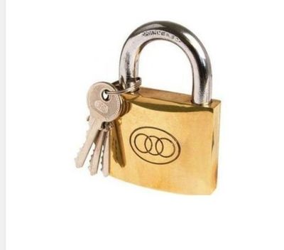 Tri Circle 3 Keys Padlock 263