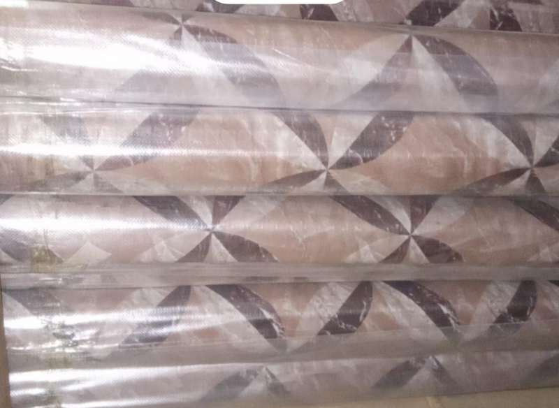 PVC Carpet Roll - 30m, Code 6008  - Floral Design