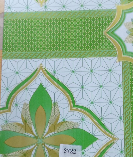 PVC Carpet Roll - 30m, Code 3722  - Floral Design