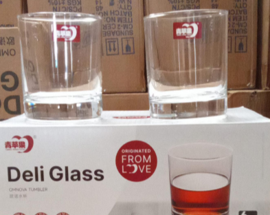 Deli 6pcs Glass Tumbler 290ml (17374)