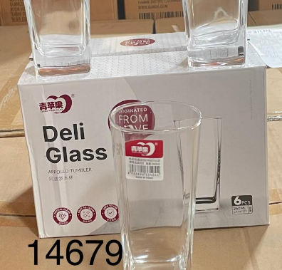 Deli 6pcs Glass Tumbler 260ml (14679)