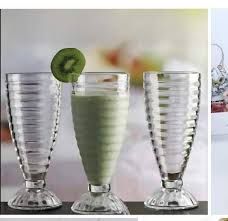Gin Olive Ice Smoothie Glass, 355ml, Set of 6, Clear (12813)