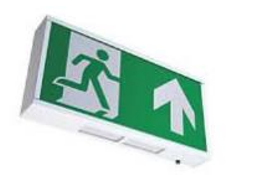 EBNM8 Emergency Box Non-Maintained Metal Exit Box 8W Emergency Exit Light with Direction Arrow