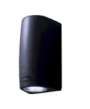 Fumagalli Marta 90 2L Black Frosted Up/Down Wall Light (244.000.000.AUX.U2K)