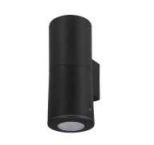 Fumagalli Franca 90 2L Black Clear Up/Down Wall Light (347.003.000.AUX.U2K)
