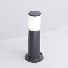 Fumagalli Amelia 400 Black Opal Short Bollard with E27 LED Lamp