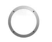 Fumagalli Lucia Grey Opal E27 Round Ceiling Light