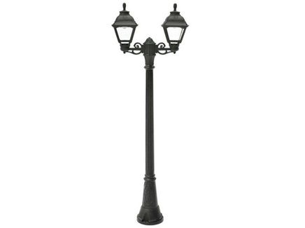 Fumagalli Ricu Bisso/Cefa 2L Black Clear E27 A60 LED Street Light (U23.157.S20.AXVIK)