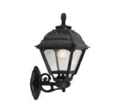 Fumagalli Bisso/Cefa Black Clear E27 Wall Light (U23.131.000.AXE27)