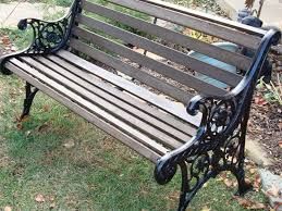 Premium 3-4 Seater Cast Iron &amp; Hardwood VIP Garden Bench Chair (5ft) black