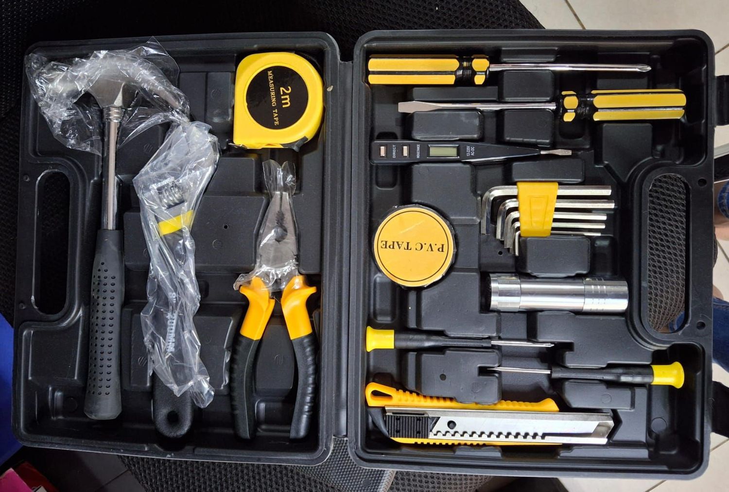 GP-5 All-in-One Hand Tool Box - Your Ultimate Companion for Every Task. 12 pcs Strong Ostrich High-Quality Hand Tools Set!!