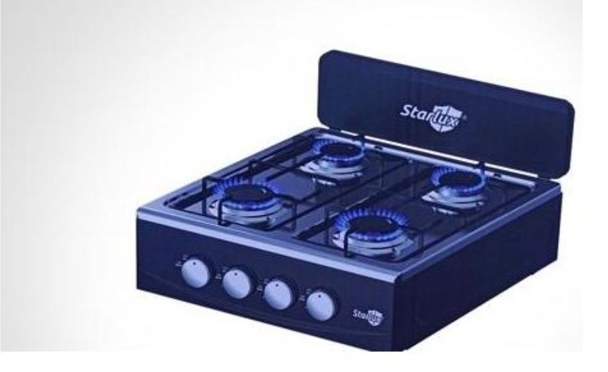 Starlux 4-Plate Deluxe Gas Stove Fully Adjustable Burners with Low Gas Consumption SG-6024HS