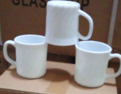 KitchenPro Premium White Cups 6pcs set (18032)