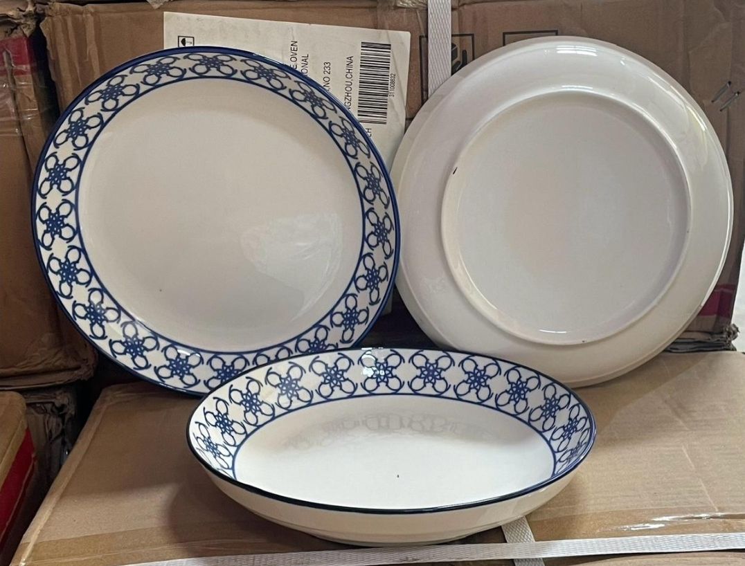 Ceramic Dinne Plates 8 Inch 6 pcs Set (16234)