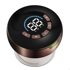 AcheFly New Multifunction Portable Electric Vacuum Suction Scraping Massager Device Red Light Heating Smart Cupping
