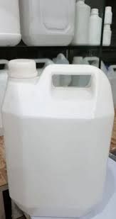 Plastic Jerrycan 5L White Clear