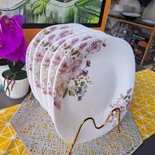 Sundabests Ceramic Plate 11Inch - Floral Design (5980)