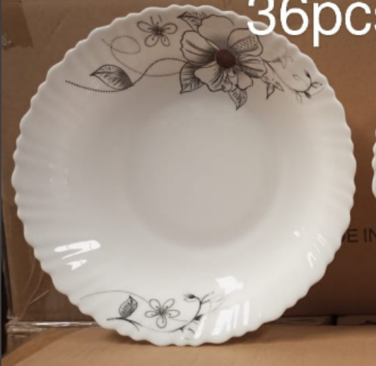 Sundabests Ceramic Plate 9.5Inch - Floral Design (5969)