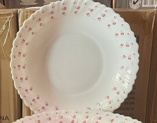 Sundabests Ceramic Plate 9.5Inch - Floral Design (5970)
