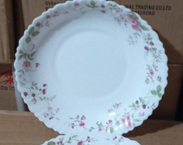 Sundabests Ceramic Plate 9.5Inch - Floral Design (16083)