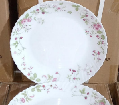 Sundabests Ceramic Plate 9.5Inch - Floral Design (16084)