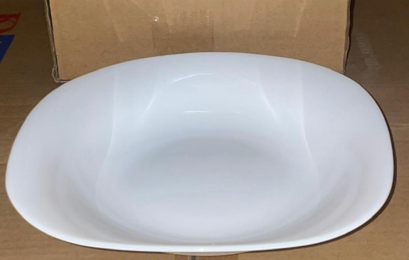 KitchenPro 6-Piece Glass Dinner Plate Set, 8 Inch (18031)